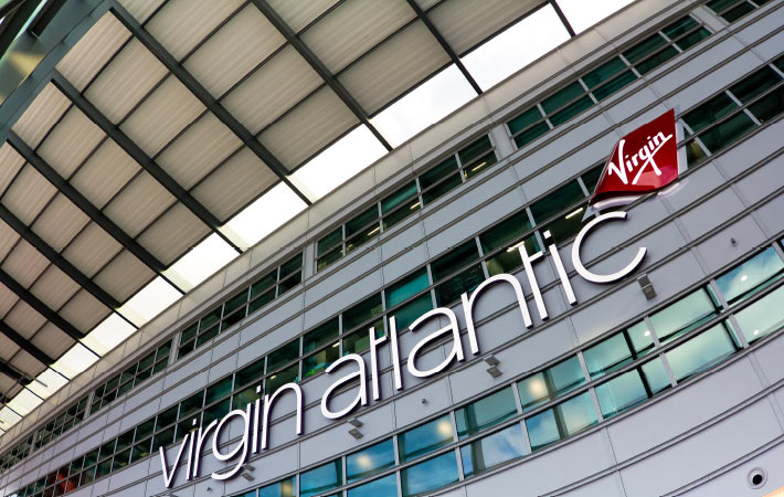 Virgin Atlantic sign in Heathrow 710x450